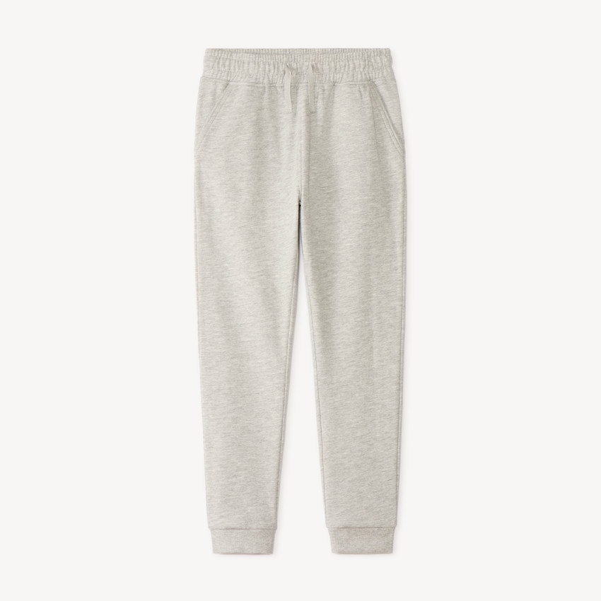 Pantalon de jogging fille en molleton uni 