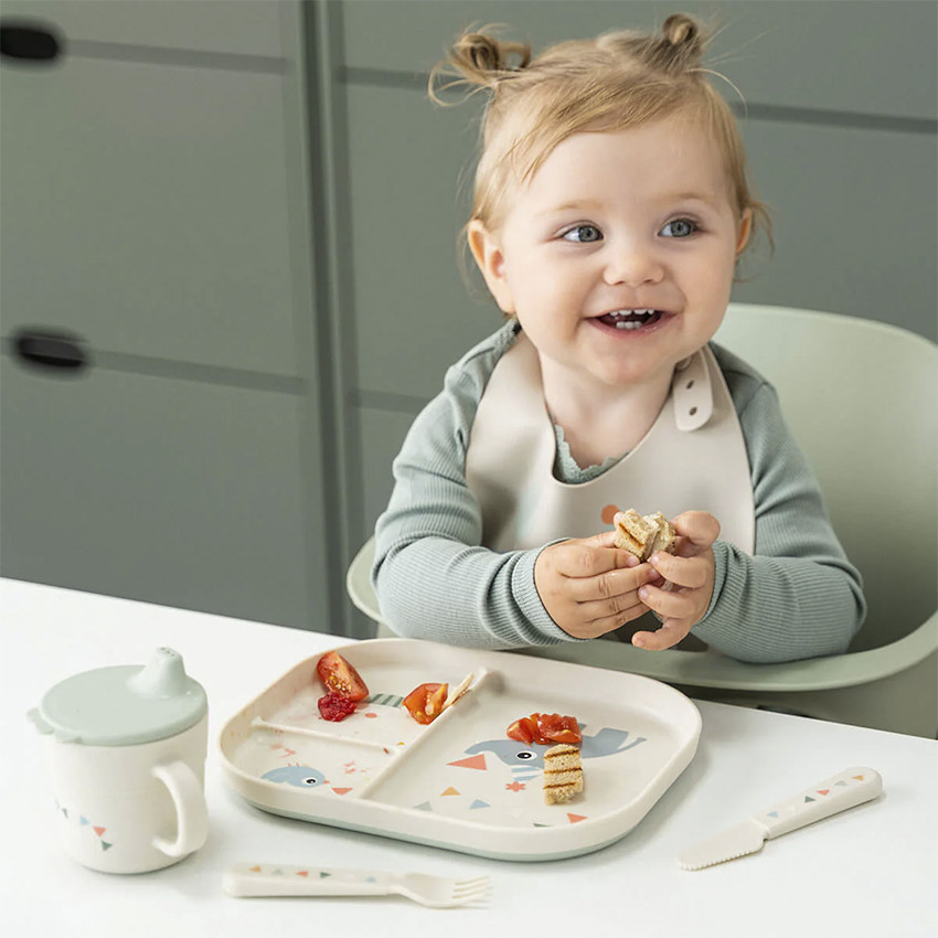 Assiette bébé avec compartiments Celebration arène 