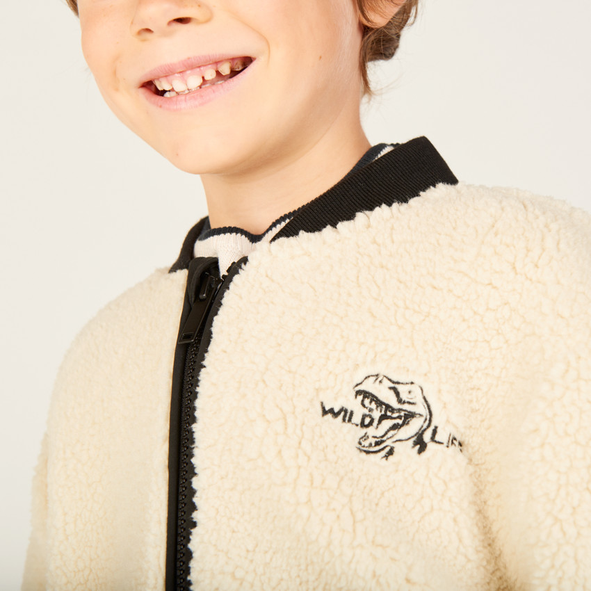 Parka 2 en 1 avec gilet en sherpa pour garçon 