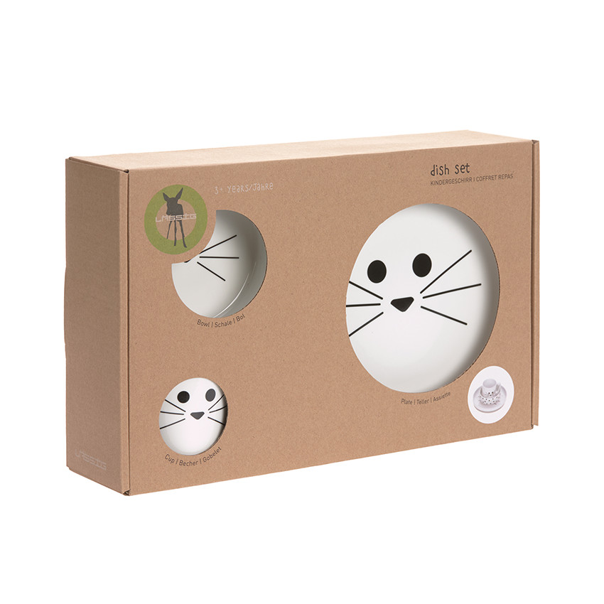 Coffret repas en porcelaine - Little Chums Chat -  
