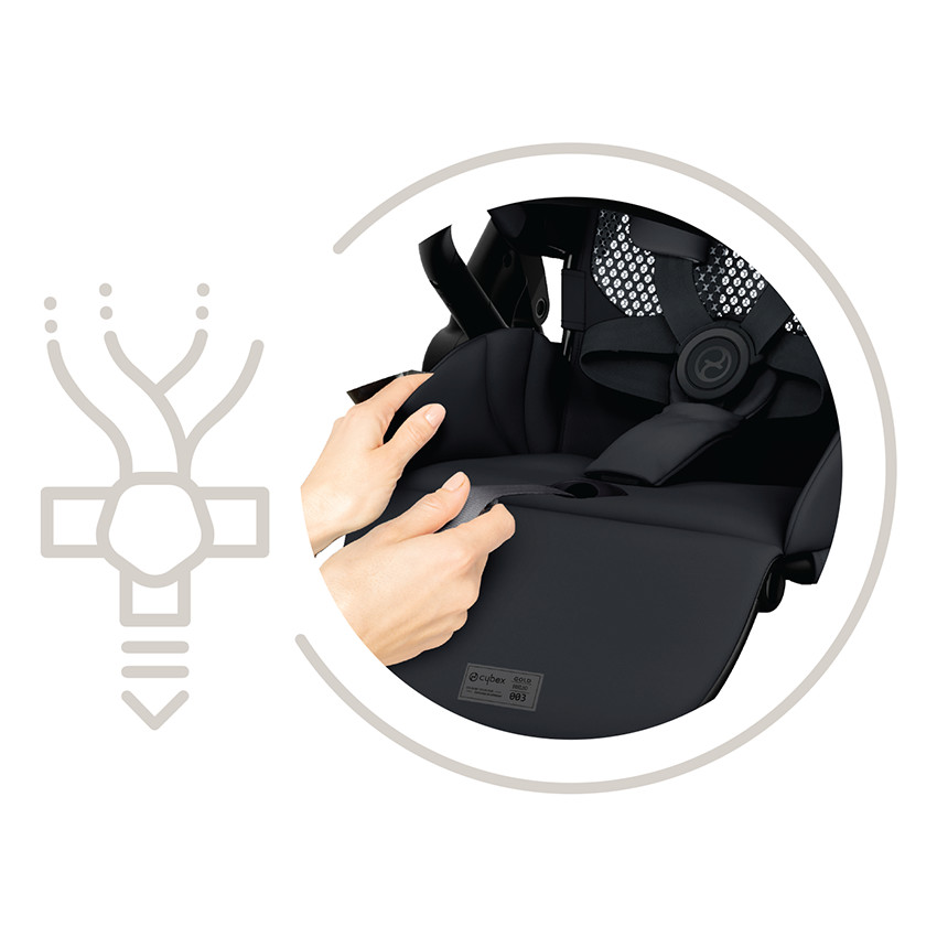 Poussette compacte légère Melio 4 taupe/almond beige 