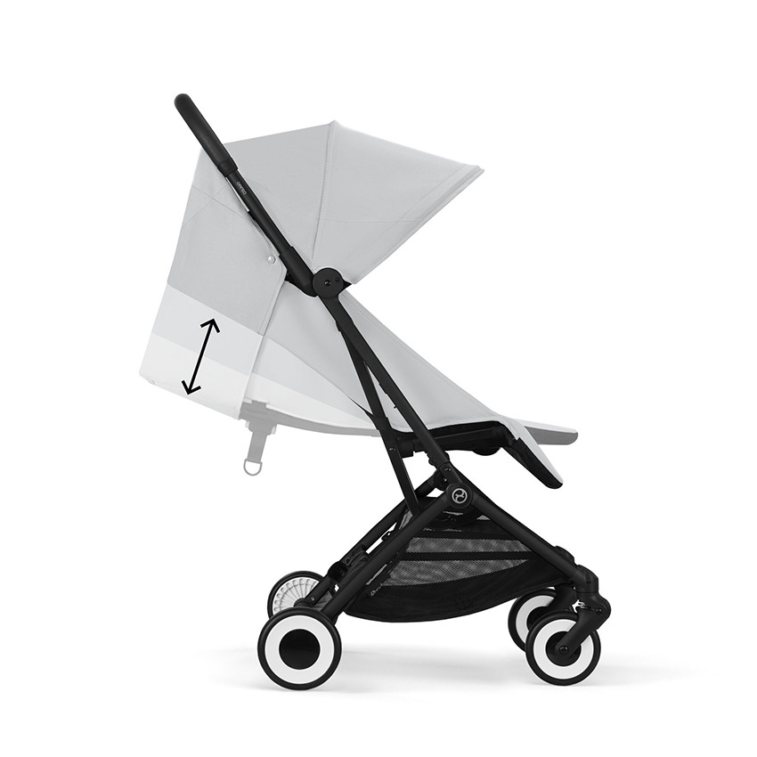 Poussette canne ultra-compacte Orfeo black/fog grey 