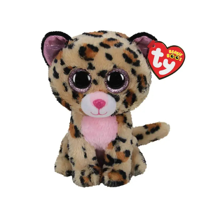 Petite peluche Beanie Boo's - Livvie le léopard Main Petite peluche Beanie Boo's - Livvie le léopard