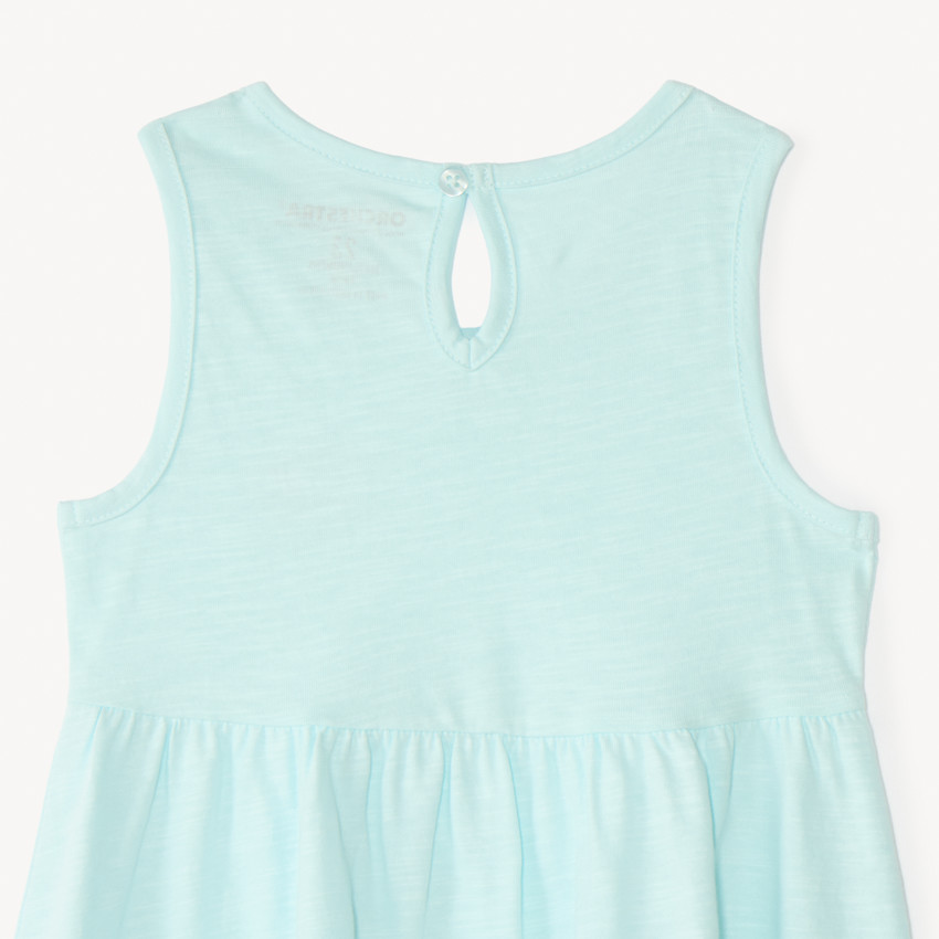 Lot de 3 robes débardeurs motifs fleuris pour bébé fille 