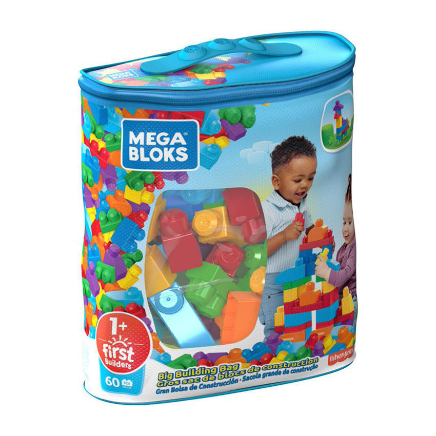 Sac 60 Blocs Classique - Bleu (Mega Bloks) - Image 2