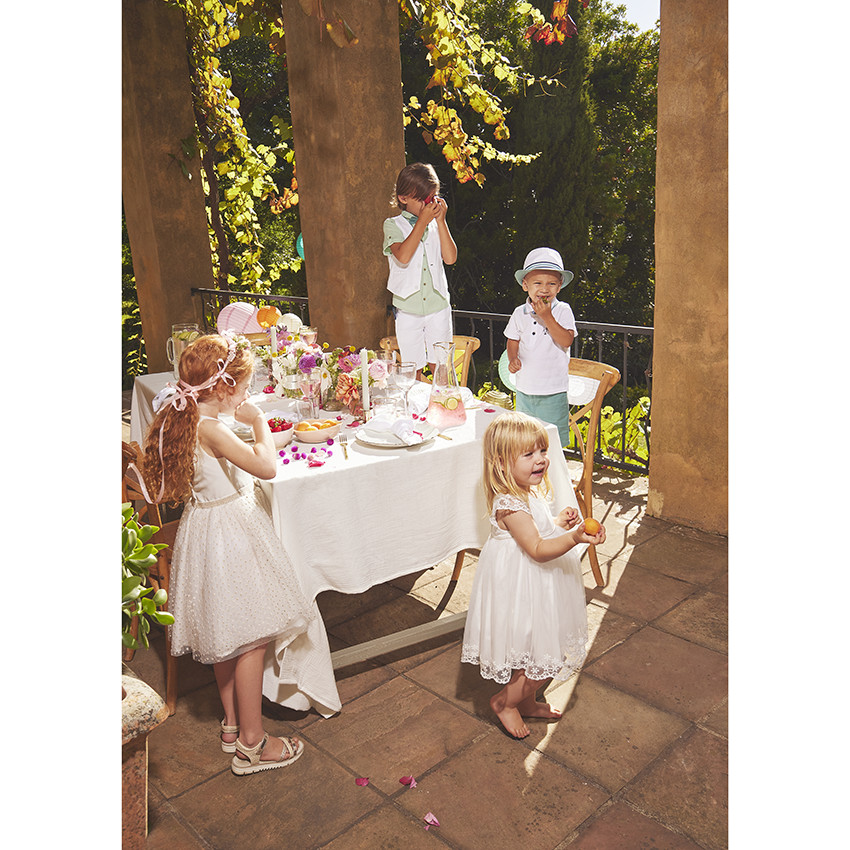 Polo manches courtes print fantaisie pour bébé garçon 