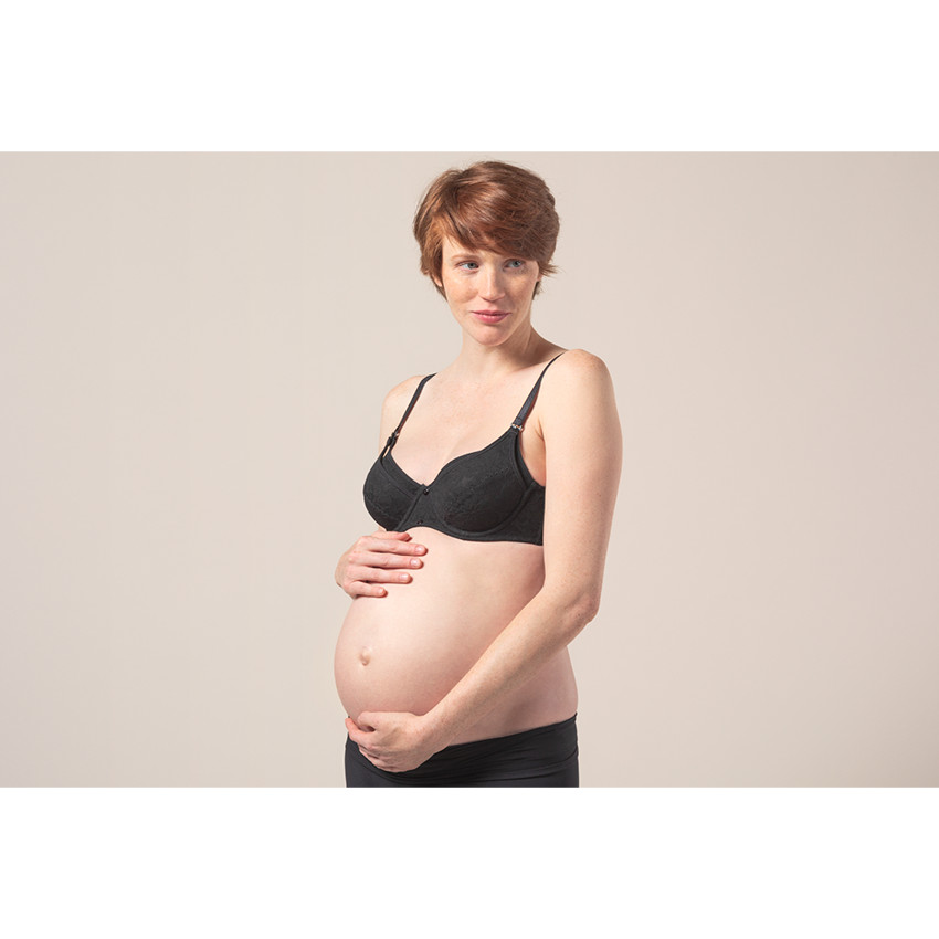 Soutien-gorge de grossesse et d'allaitement à armatures et motif floral 