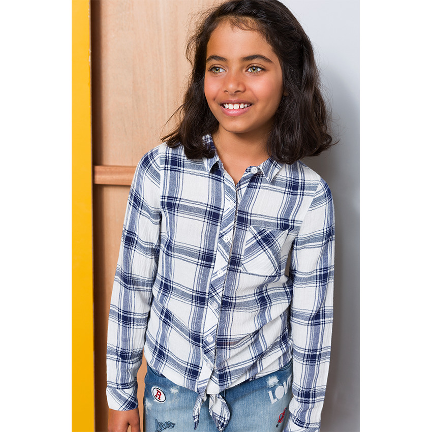 Chemise à shop carreaux oversize