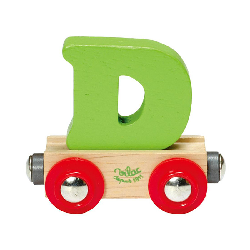 Lettre en bois "D" 
