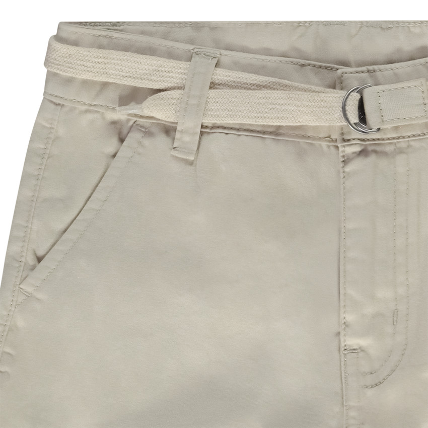 Bermuda ceinturé en twill pour garçon 