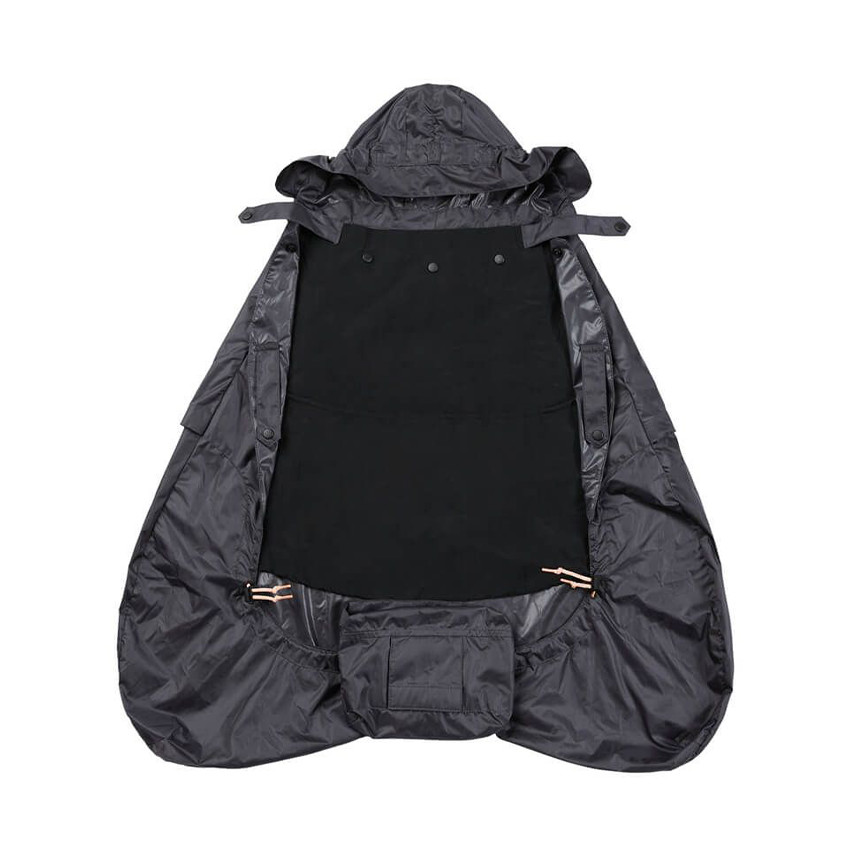 Housse imperméable Cocon Pluie pour porte-bébé charbon 