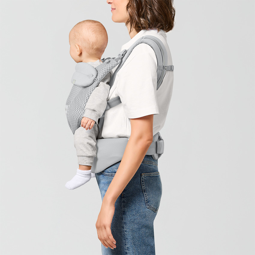 Porte bébé Amya 0-3ans Fog Grey 