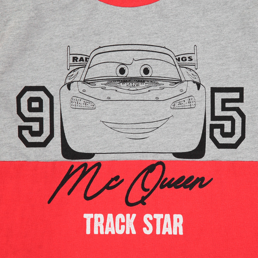 T-shirt manches courtes en coton print Flash Mc Queen 
