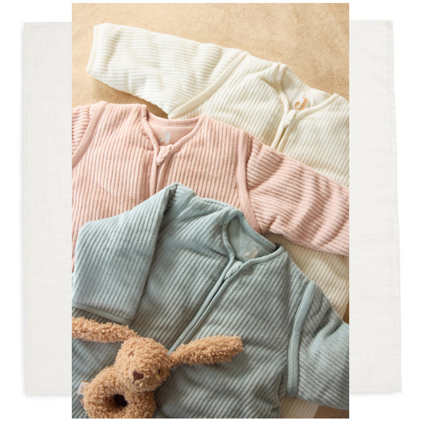 Gigoteuse manches amovibles 110cm Rib Ivory 