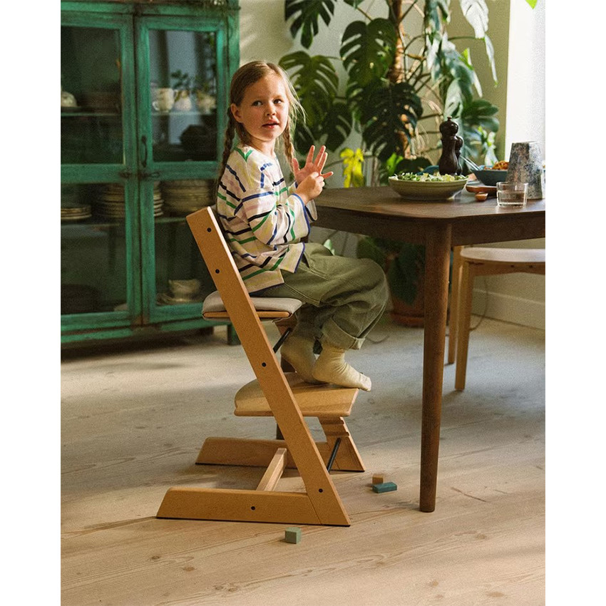 Chaise haute Tripp Trapp évolutive Wild Wood - Bois d'hêtre (Stokke) - Image 8