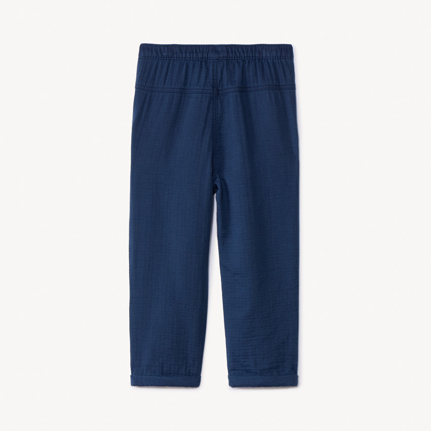 Pantalon uni en toile pour bébé garçon 