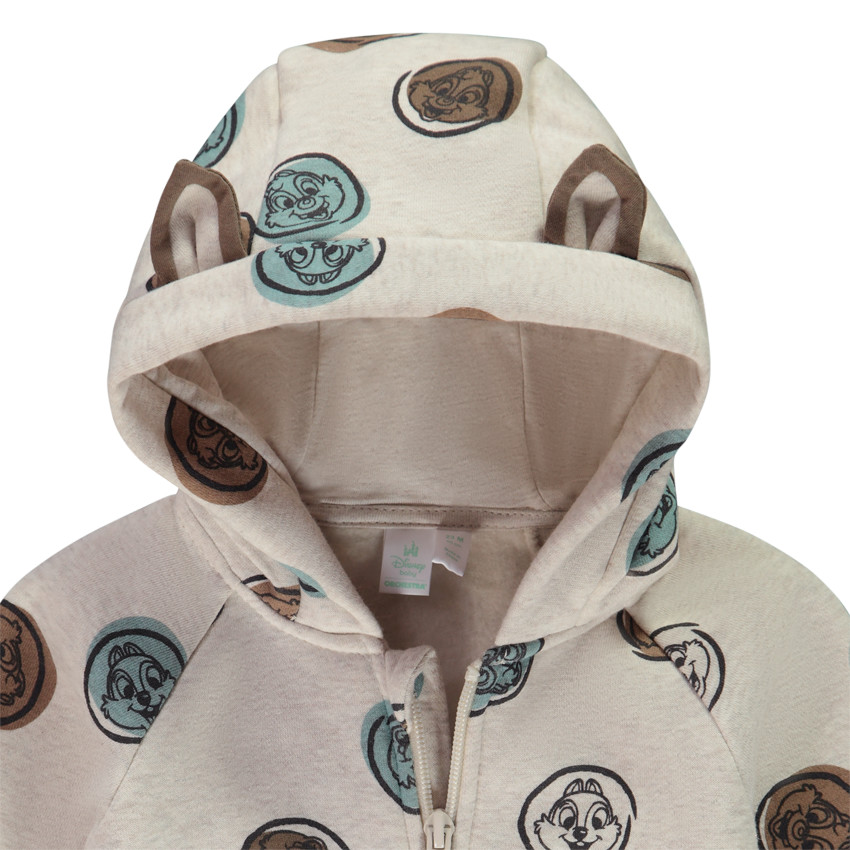 Combinaison longue Tic & Tac Disney avec capuche fantaisie pour bébé garçon 