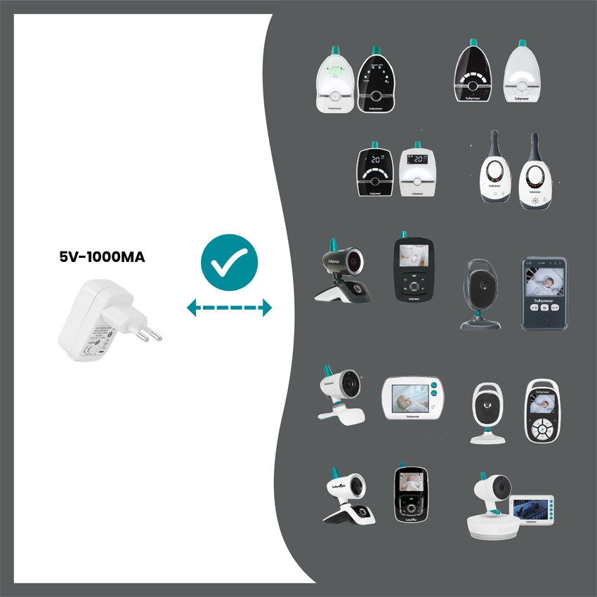Prise pour babyphone audio et vidéo  