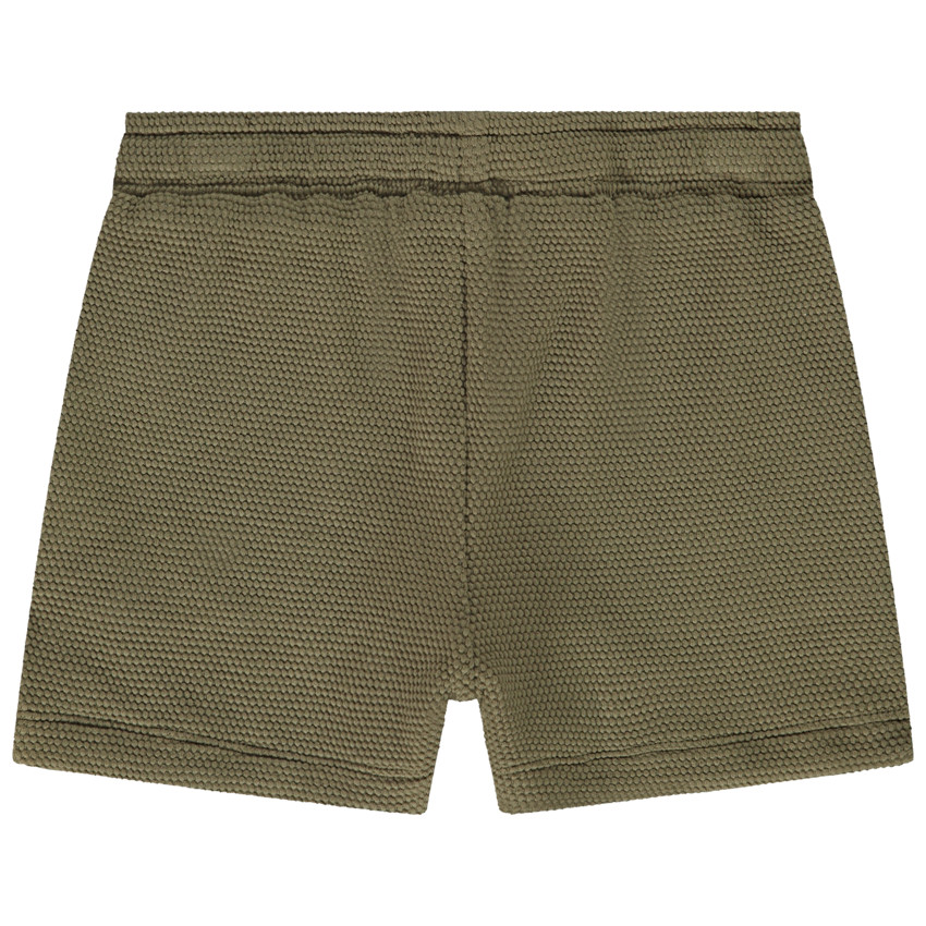 Short en molleton cloqué avec cordon de serrage pour fille 