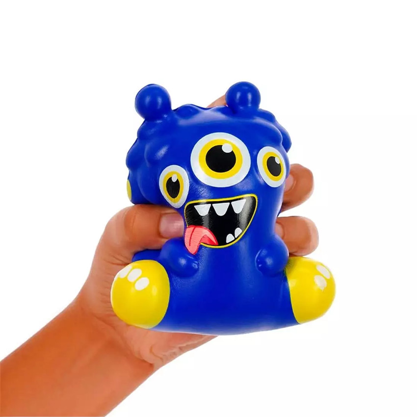 Mini jouet anti-stress Monster bleu 