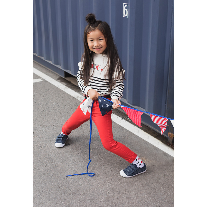 Lot de 2 paires de chaussettes assorties avec coeurs en jacquard 