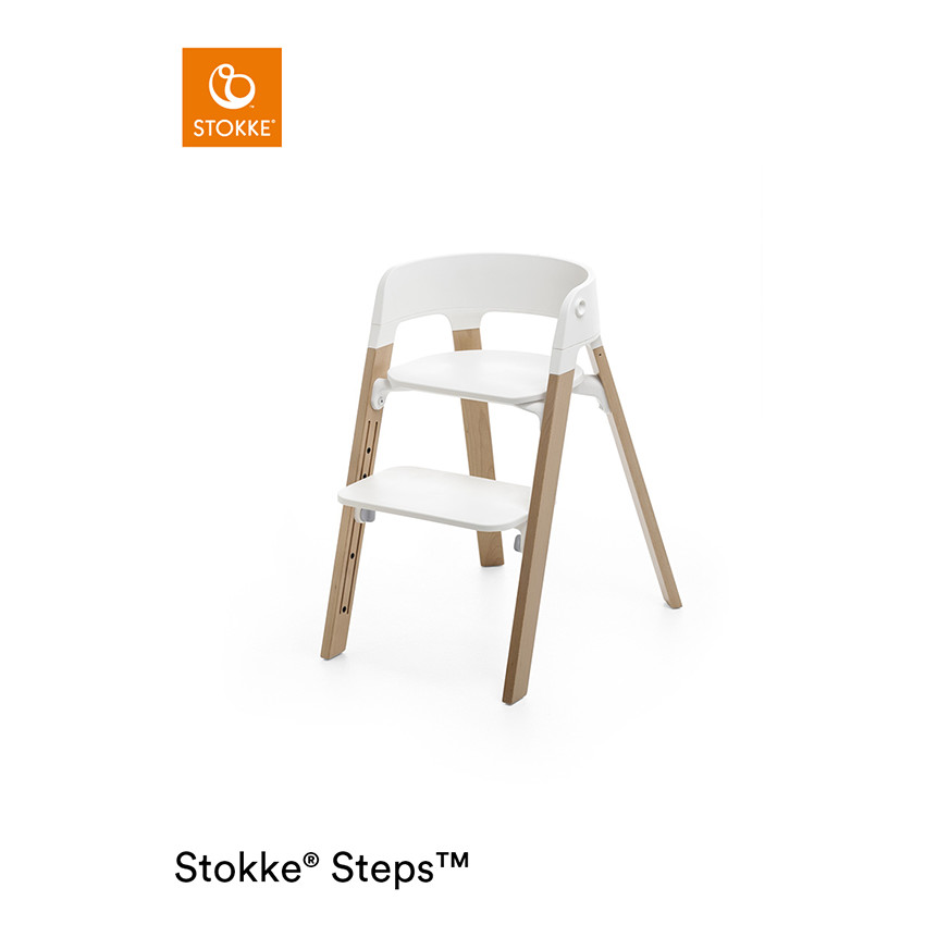 Chaise haute évolutive Steps - Chêne Naturel  