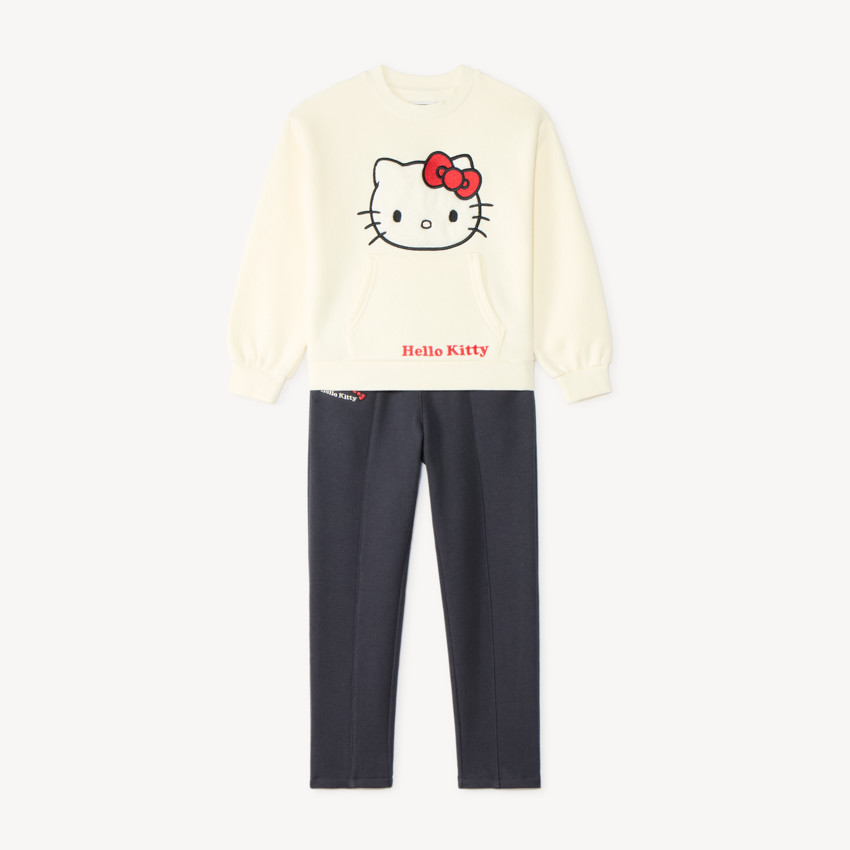 Ensemble de jogging fille brodé Hello Kitty 