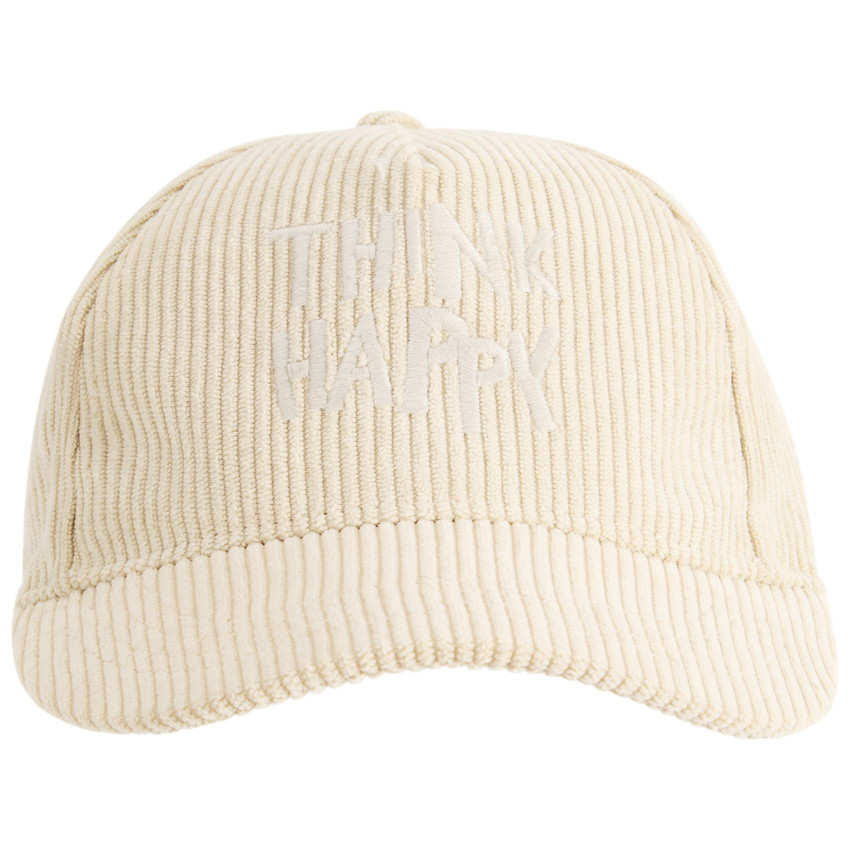 Casquette en velours grosses côtes avec broderie mat pour garçon 