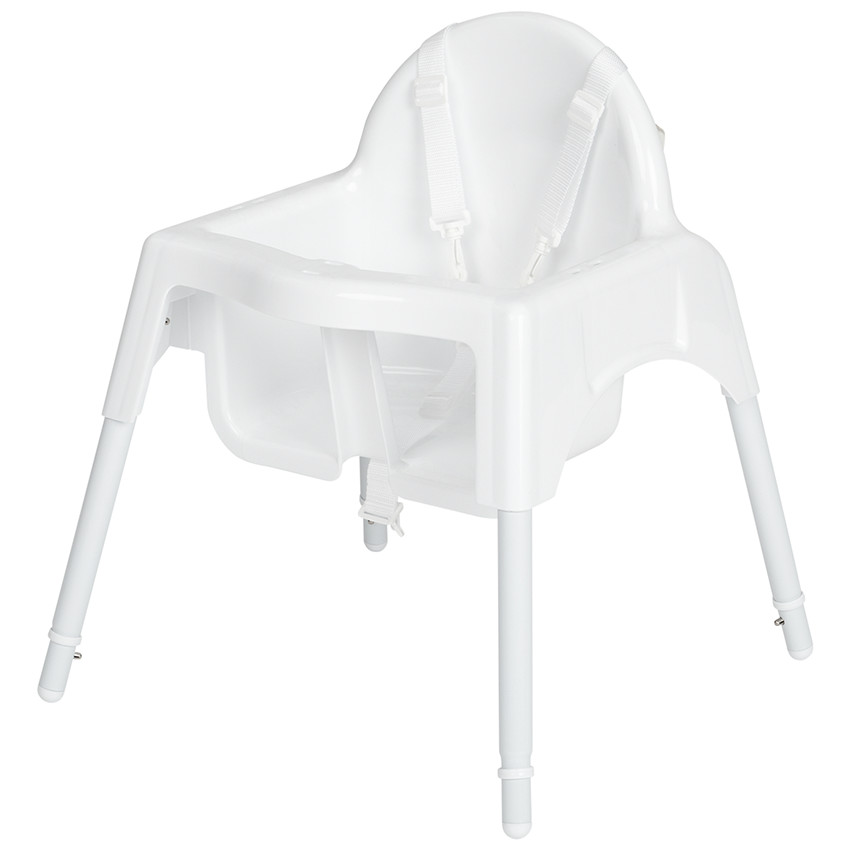 Chaise haute 2 en 1 Capucine - Blanc - Blanc (Babycare) - Image 4