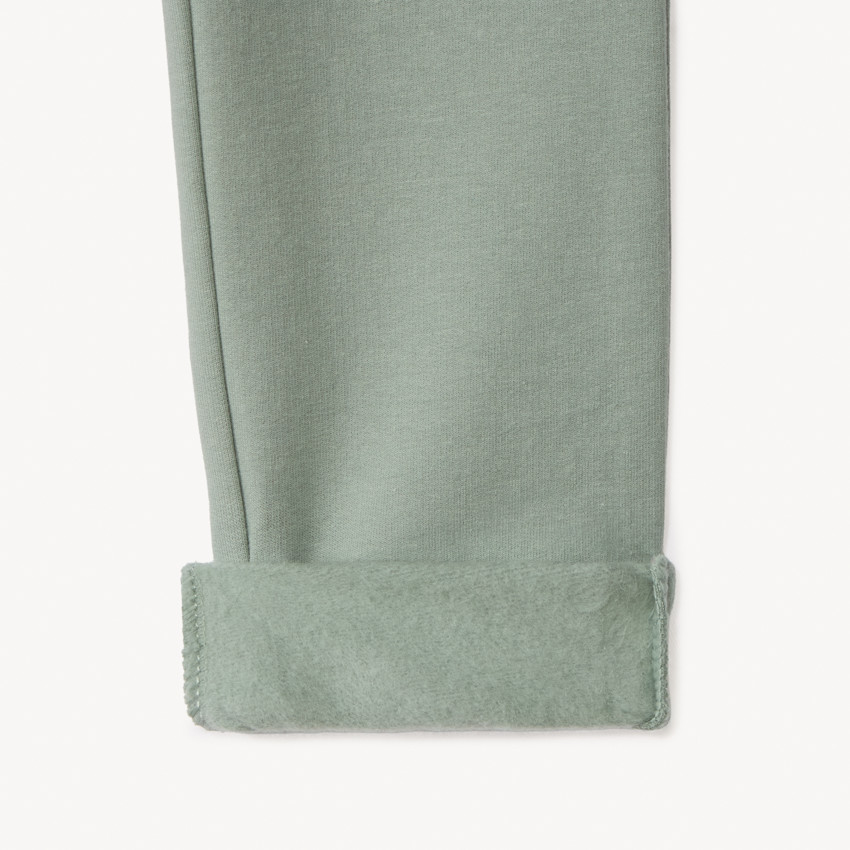 Pantalon skinny en molleton uni pour fille 