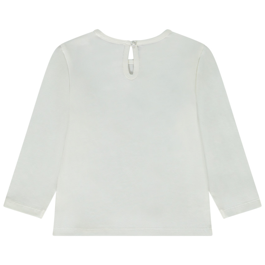 T-shirt manches longues print oiseau pour fille 