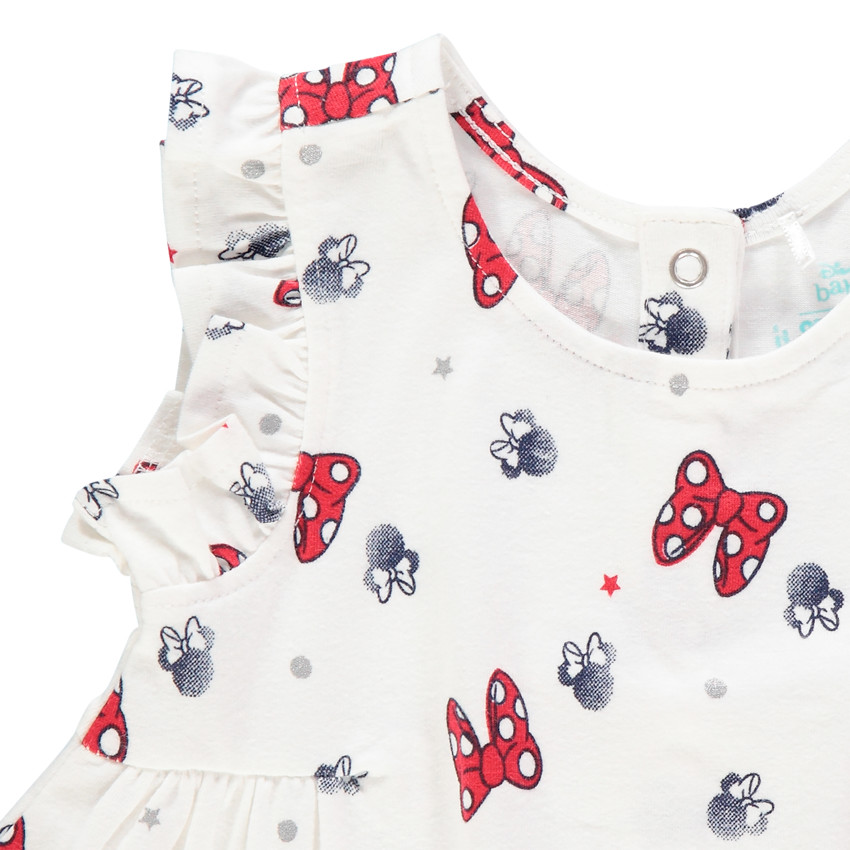 Ensemble robe imprimée Minnie Disney et bloomer 