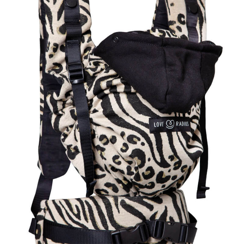 Porte bébé 2-en-1 HoodieCarrier 2 Edition Limitée Leozébra 