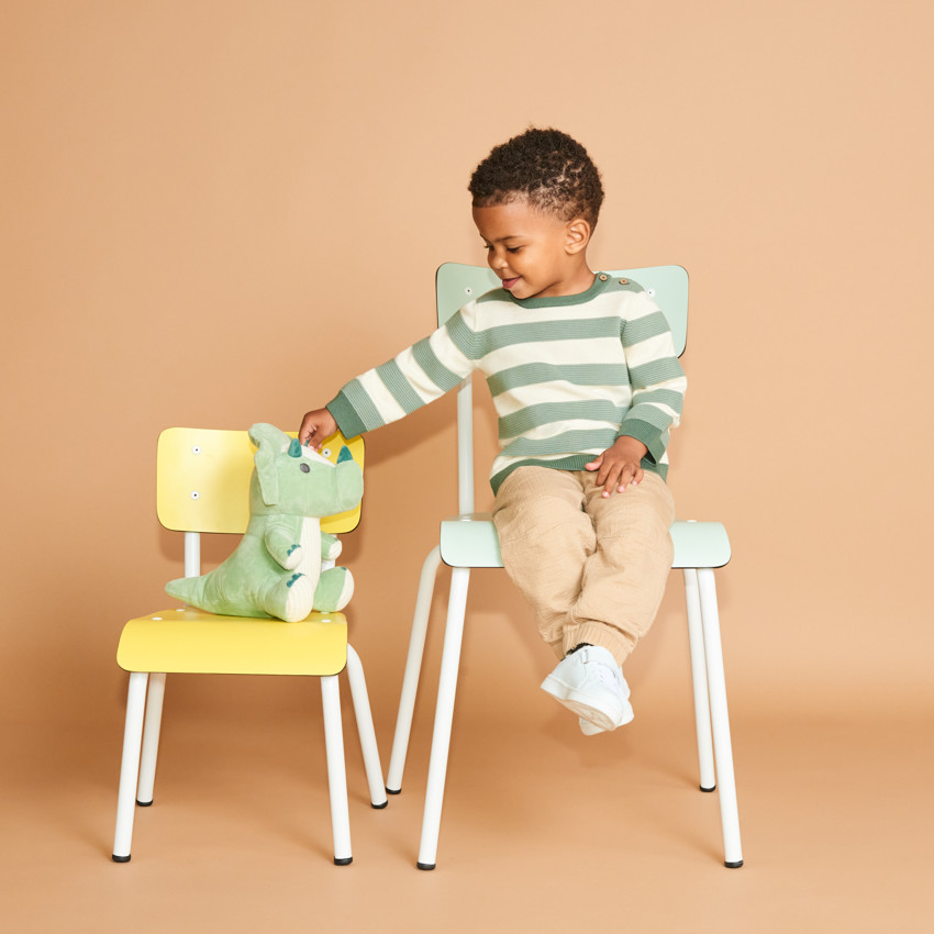 Pull bébé garçon en tricot rayé