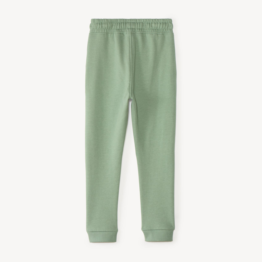Pantalon de jogging fille en molleton uni 