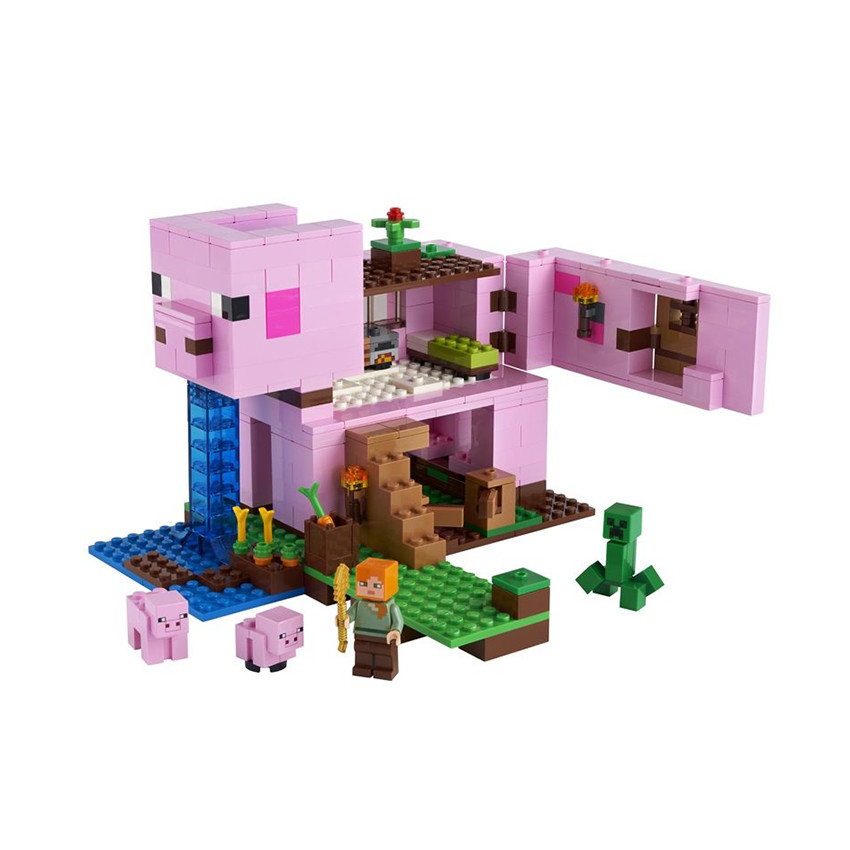 La Maison Cochon - Lego Minecraft 