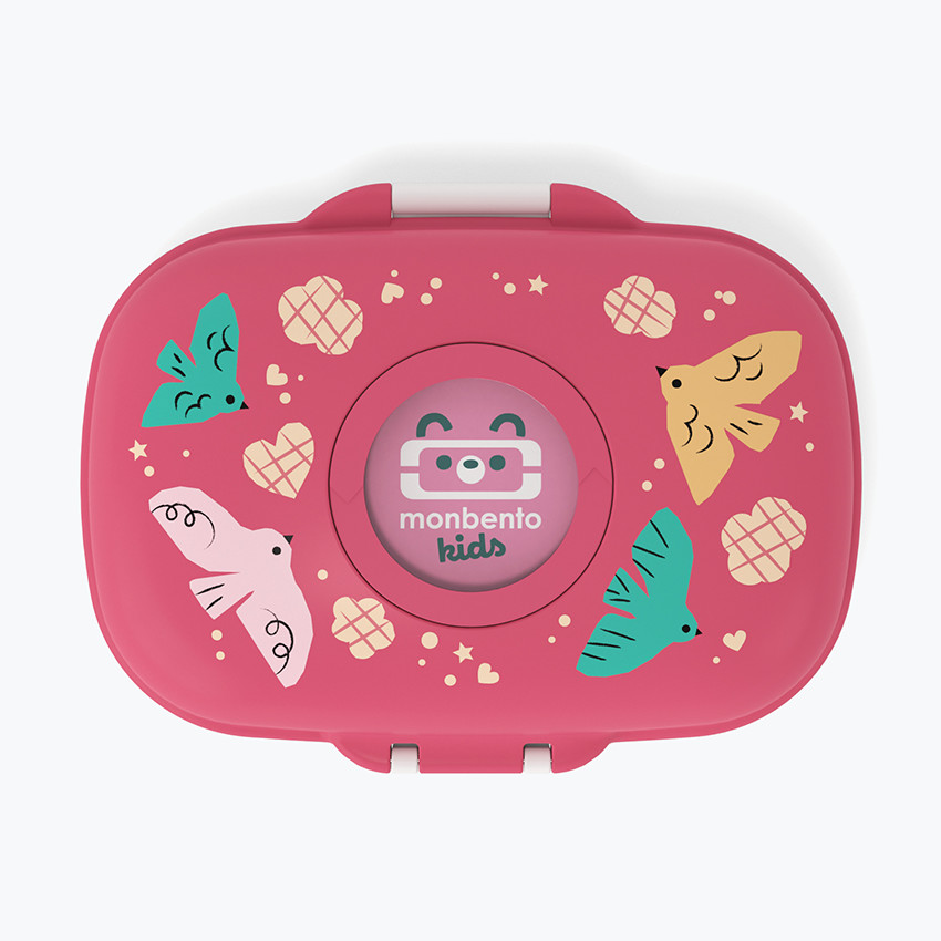Boîte à goûter Gram Birds Rose - Rose (Monbento) - Image 1