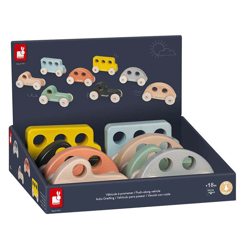 Véhicule Sweet Cocoon en bois (modèle aléatoire)