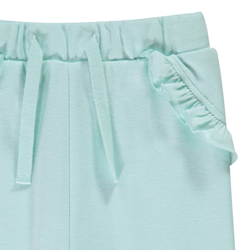 Pantalon de jogging avec détails volantés pour bébé fille 