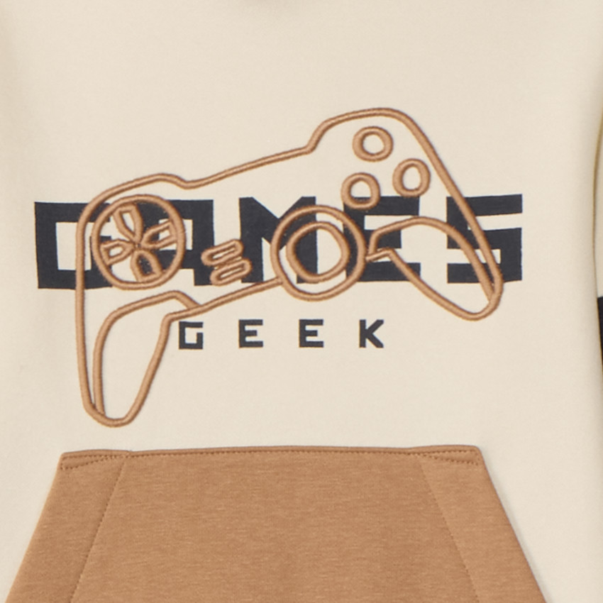 Ensemble jogging molleton effet color block pour garçon 