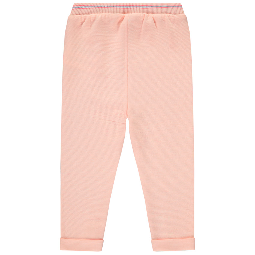 Pantalon de jogging en maille rose pâle pour bébé fille 