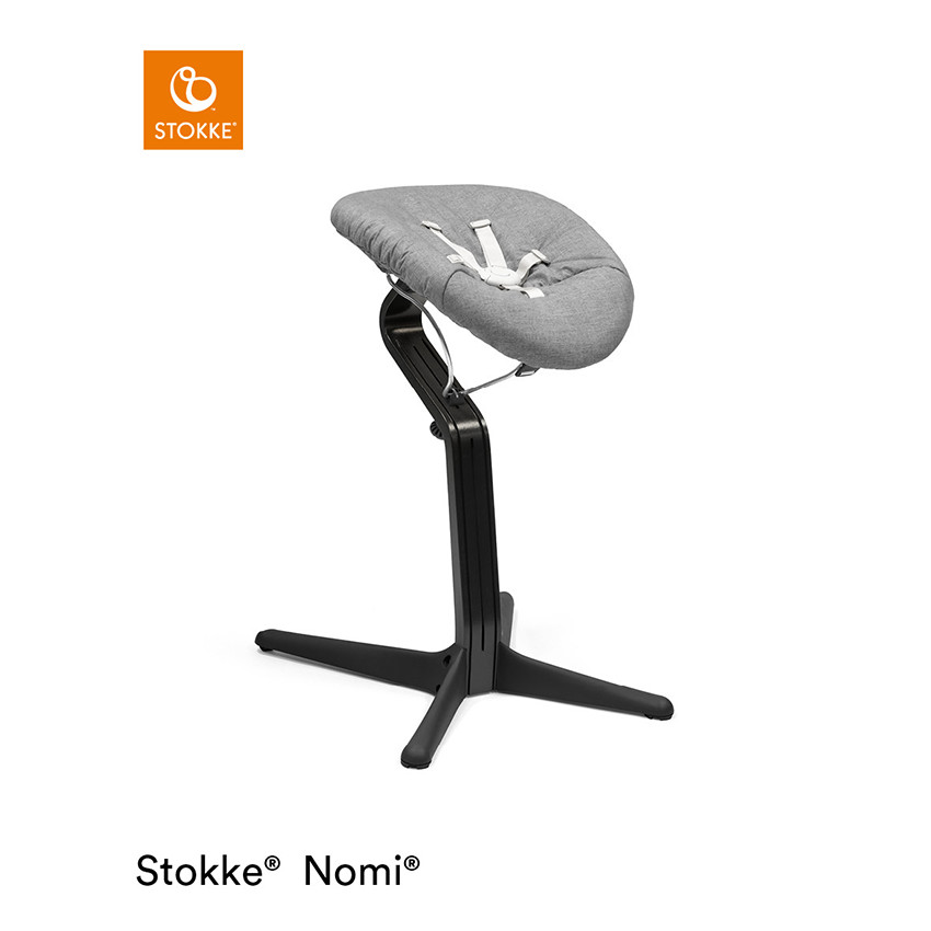 Chaise haute évolutive Nomi black 