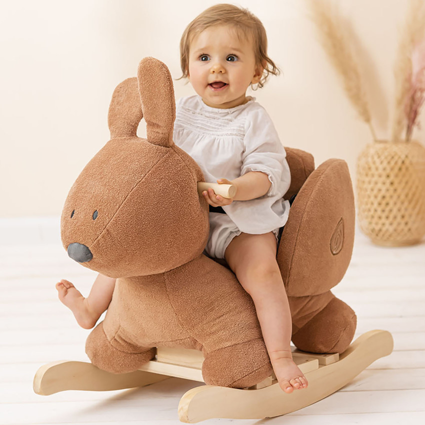 Bascule lapin Bonnie - Rouille 