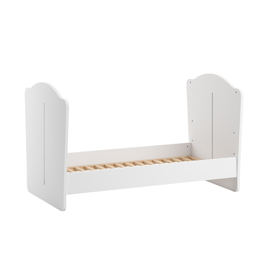 Lit bébé évolutif 70 x 140 cm Megève blanc 