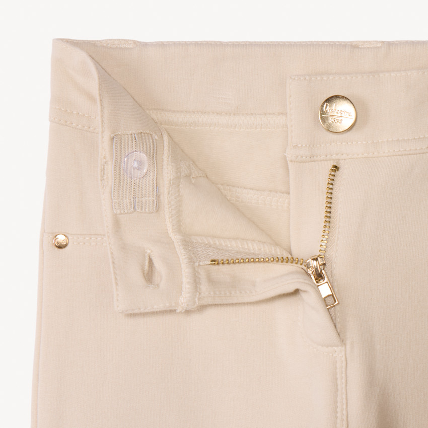 Pantalon skinny en molleton pour fille 