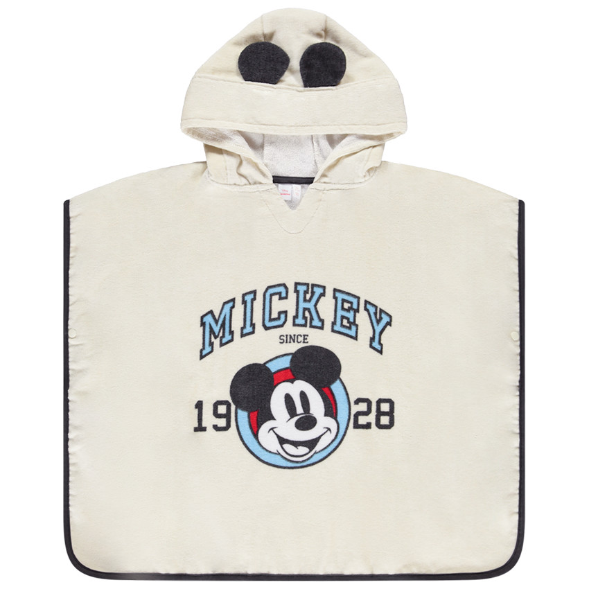 Cape de bain éponge Mickey Disney pour garçon  