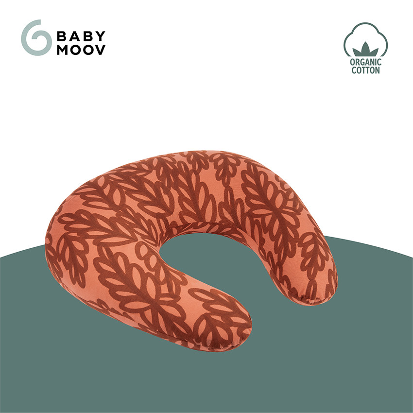 Coussin d'allaitement B.Love - Terracotta/Végétal 