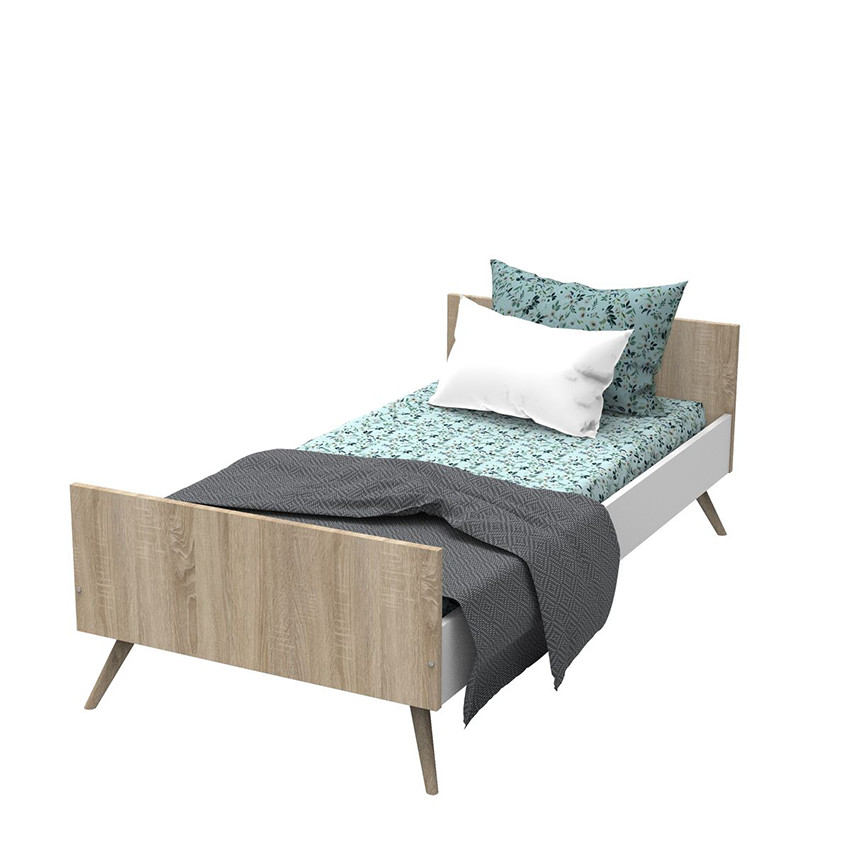 Lit combiné évolutif Seventies 60 x 120 cm - Bleu 