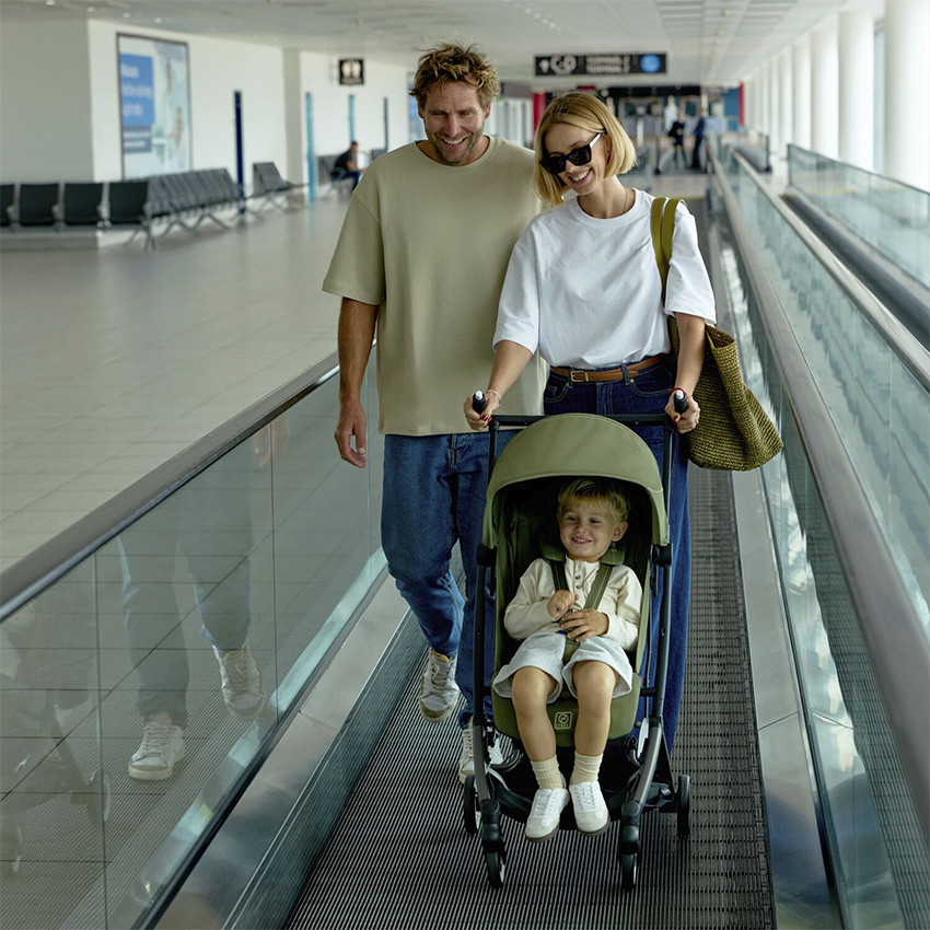 Poussette canne ultra-compacte Libelle taupe/almond beige 