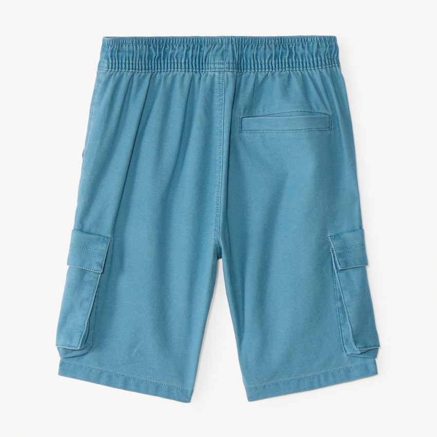 Bermuda style cargo uni pour garçon 